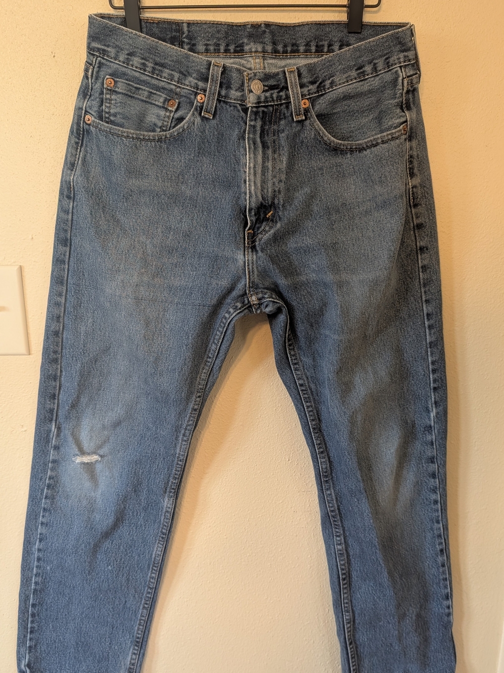 Classic Men’s Blue Denim Jeans